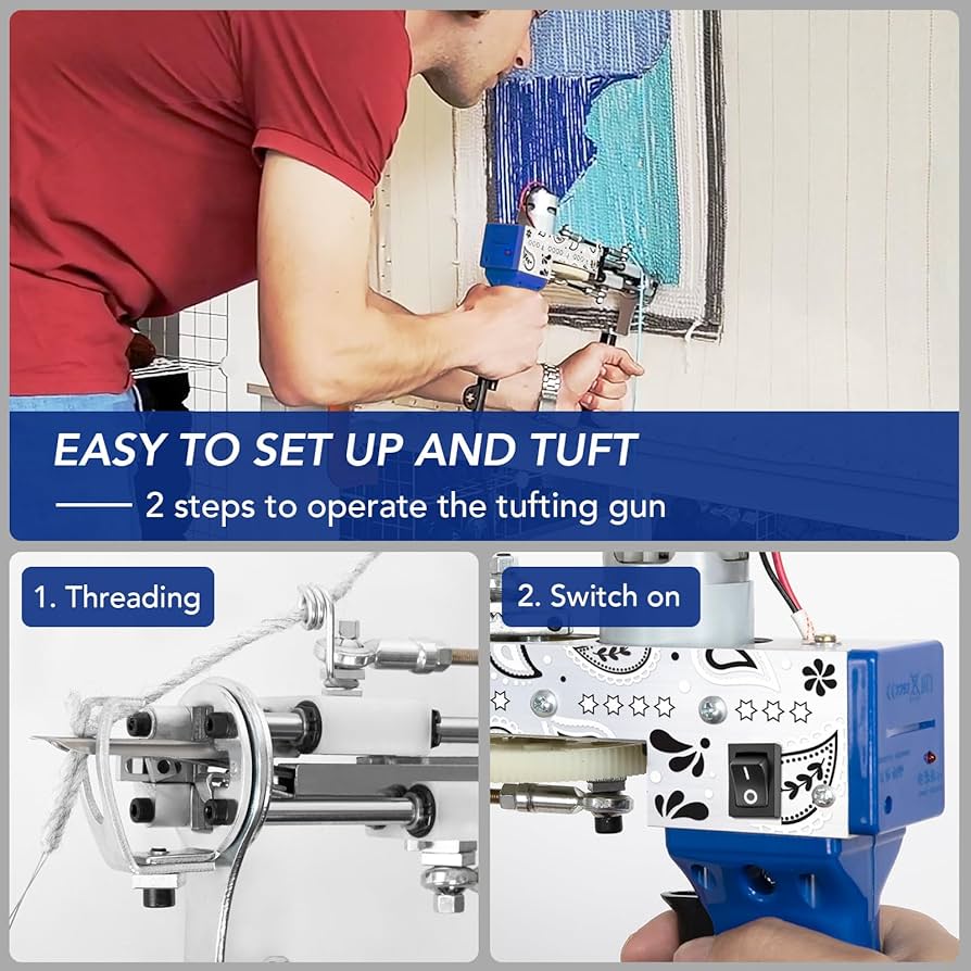 タフティングガン　スターターキット Amazon.co.jp: タフティングガンスターターキット – Justuft